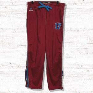 Abercrombie & Fitch Men’s Crimson Red Joggers/ Basketball Sweats Size Medium